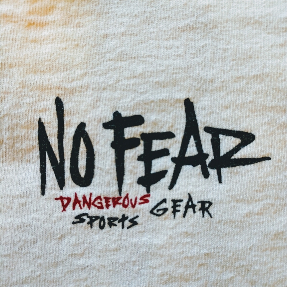 Child's large (14/16) white NO FEAR tee shirt